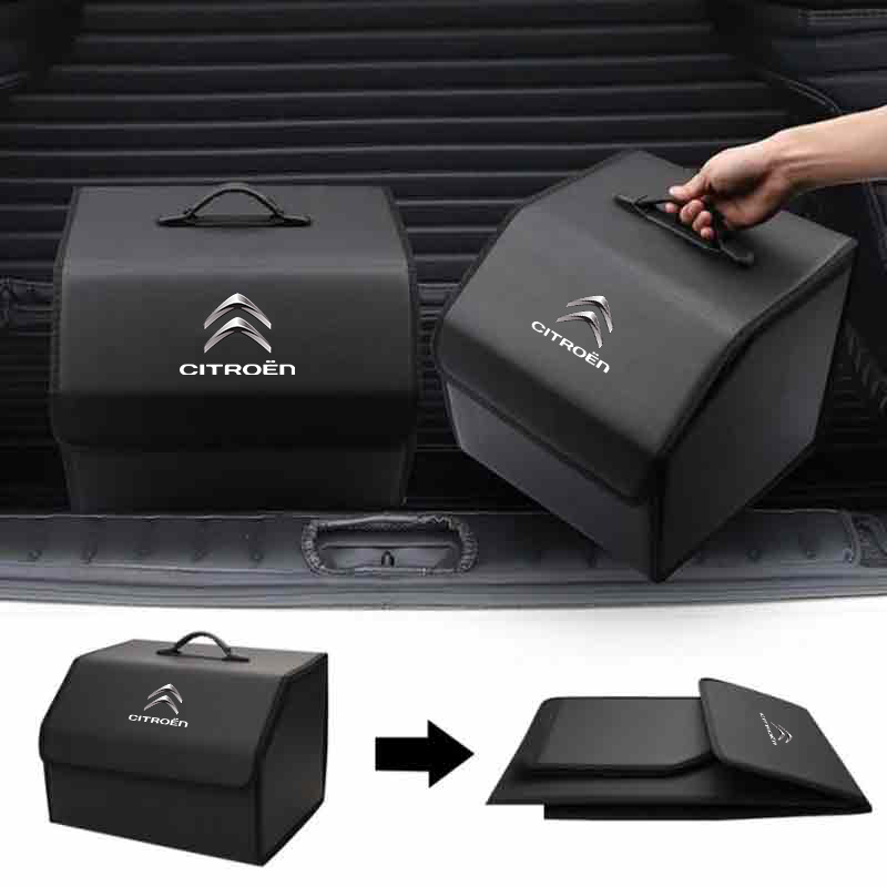 Car Trunk Organizer Foldable Storage Box - Organizer per bagagliaio auto, contenitore pieghevole