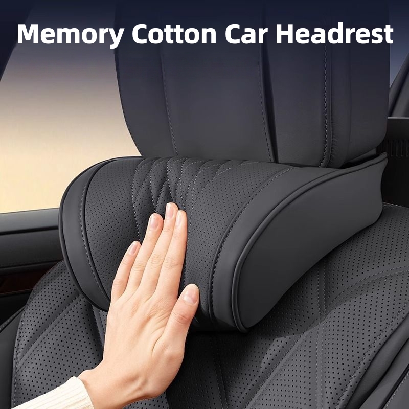 Memory Foam Car Neck Pillow Lumbar Support - Lussuoso cuscino poggiatesta per auto in