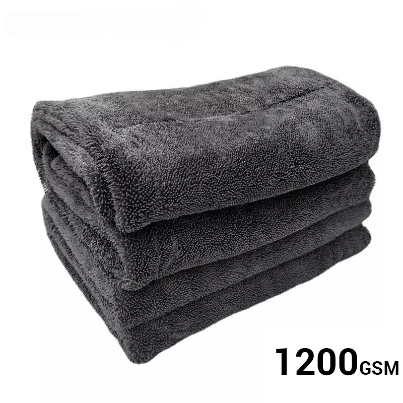 Microfiber Car Drying Towel Super Absorbent - Asciugamano per Lavaggio Auto 1200GSM in