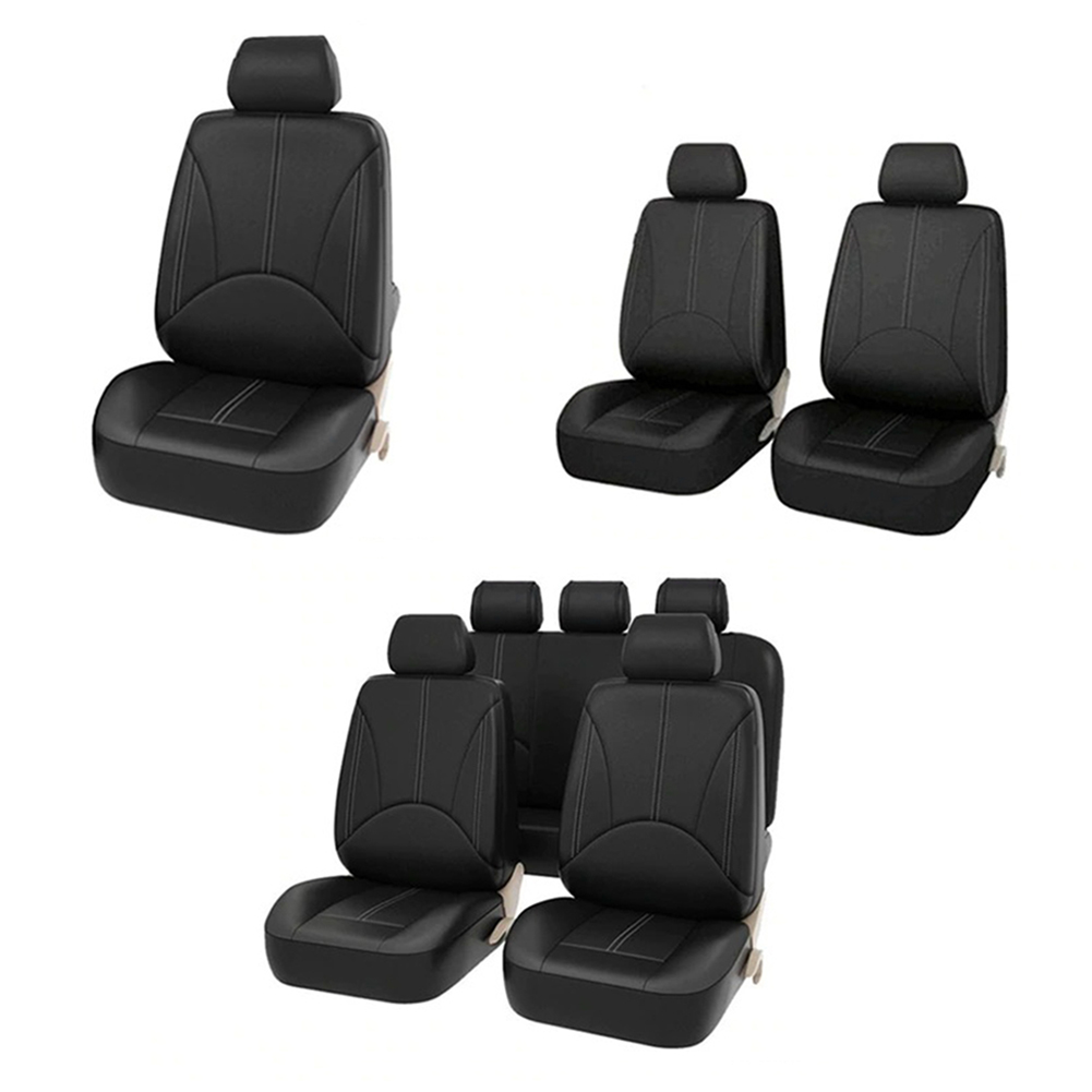 Leather Car Seat Covers Full Set Universal - Seggiolino auto in pelle PU Four