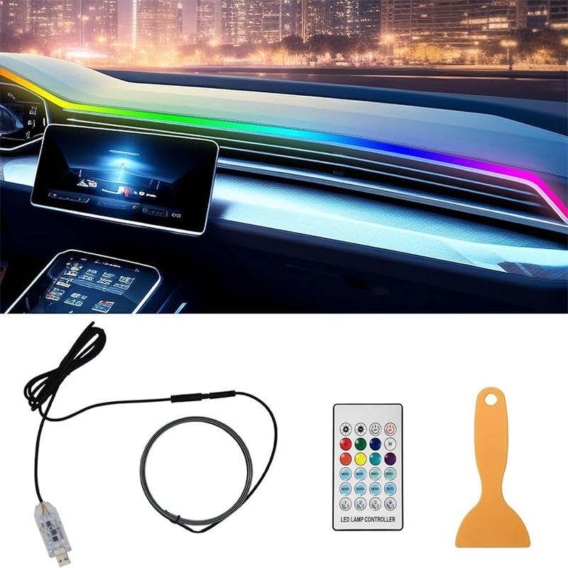 Led Ambient Interior Car Lights App Control - LED colorato per interni auto app