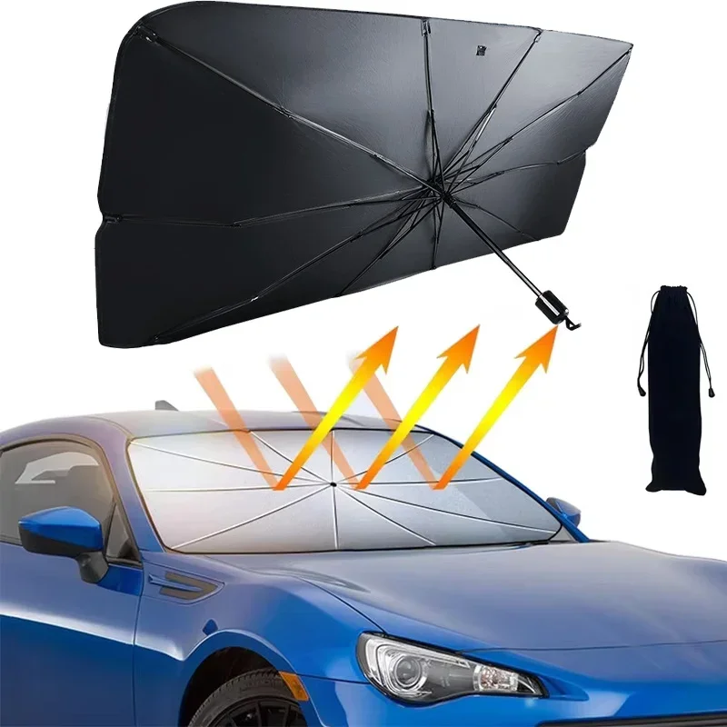 Parasole Pieghevole per Parabr - Car Sunshade Windshield Umbrella Foldable recensione e prezzo