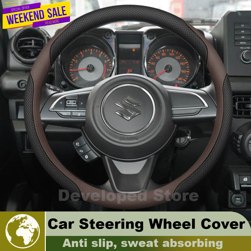 Coprivolante in Pelle per Suzu - Car Steering Wheel Cover Anti Slip Breathable recensione e prezzo