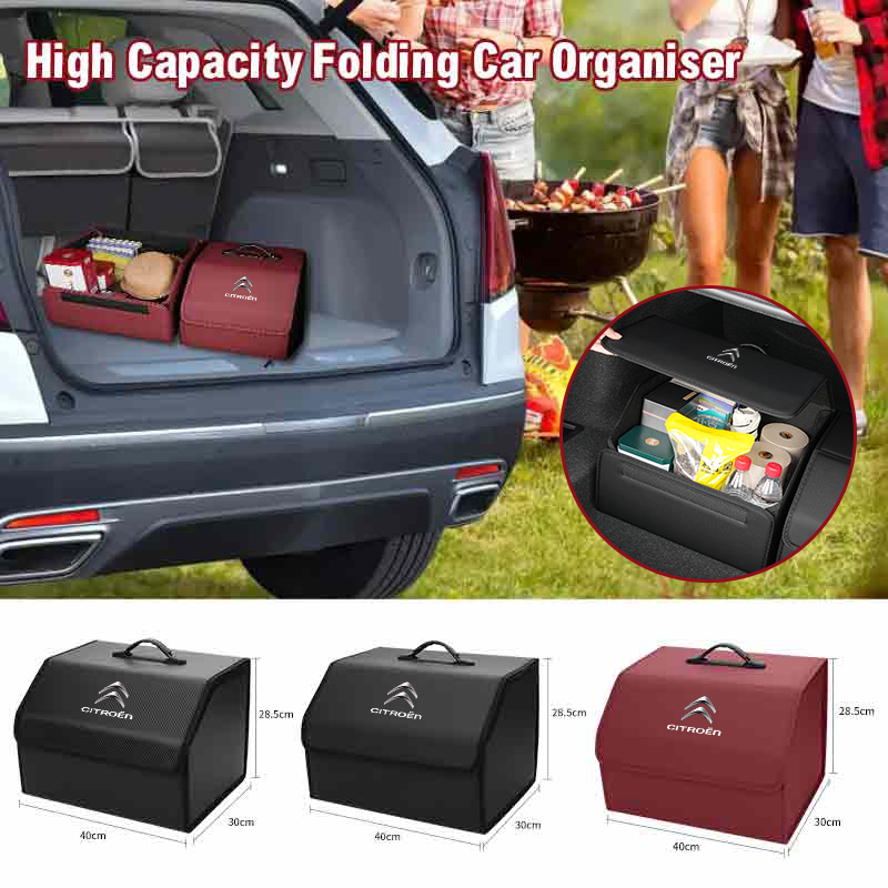 Organizer per bagagliaio auto, - Car Trunk Organizer Foldable Storage Box recensione e prezzo