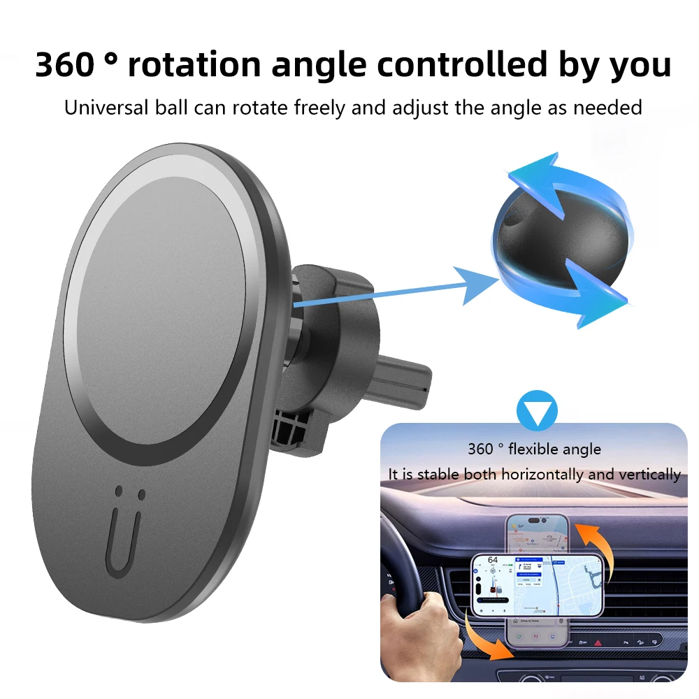 Mini caricabatteria da auto wi - Magnetic Phone Holder For Car Vent recensione e prezzo