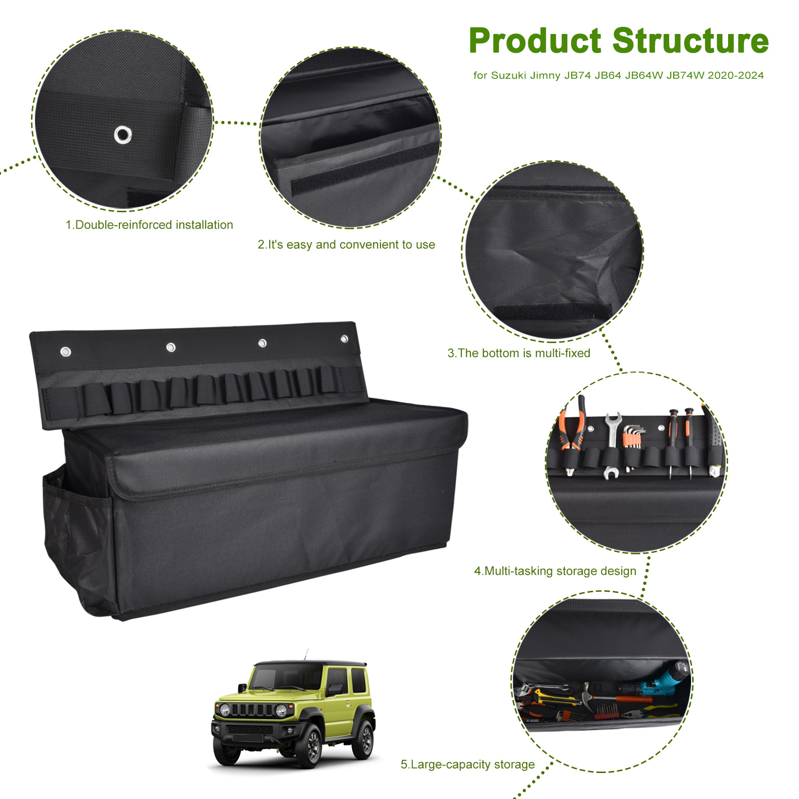 Borsa Portaoggetti Pieghevole  - Car Trunk Organizer Foldable Storage Box recensione e prezzo