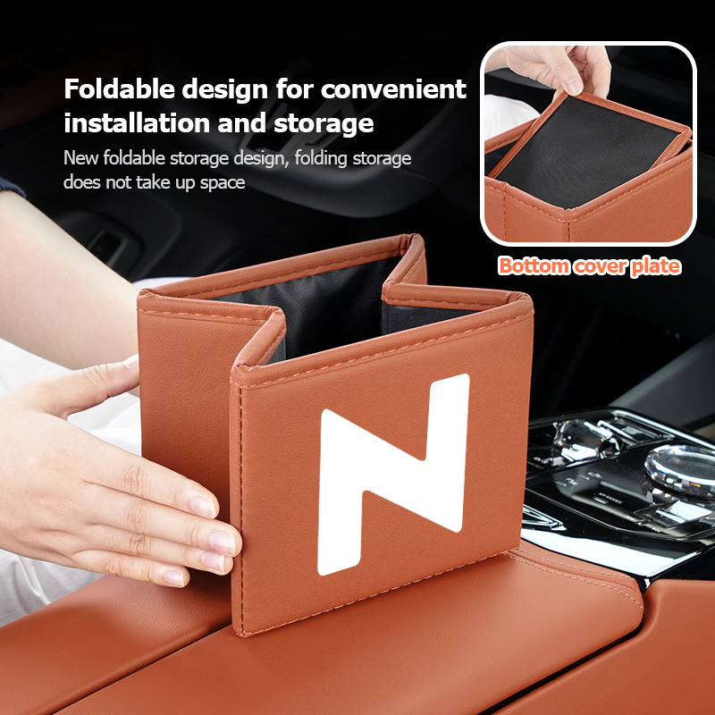 Cestino per auto pieghevole, b - Waterproof Car Trash Can With Lid recensione e prezzo