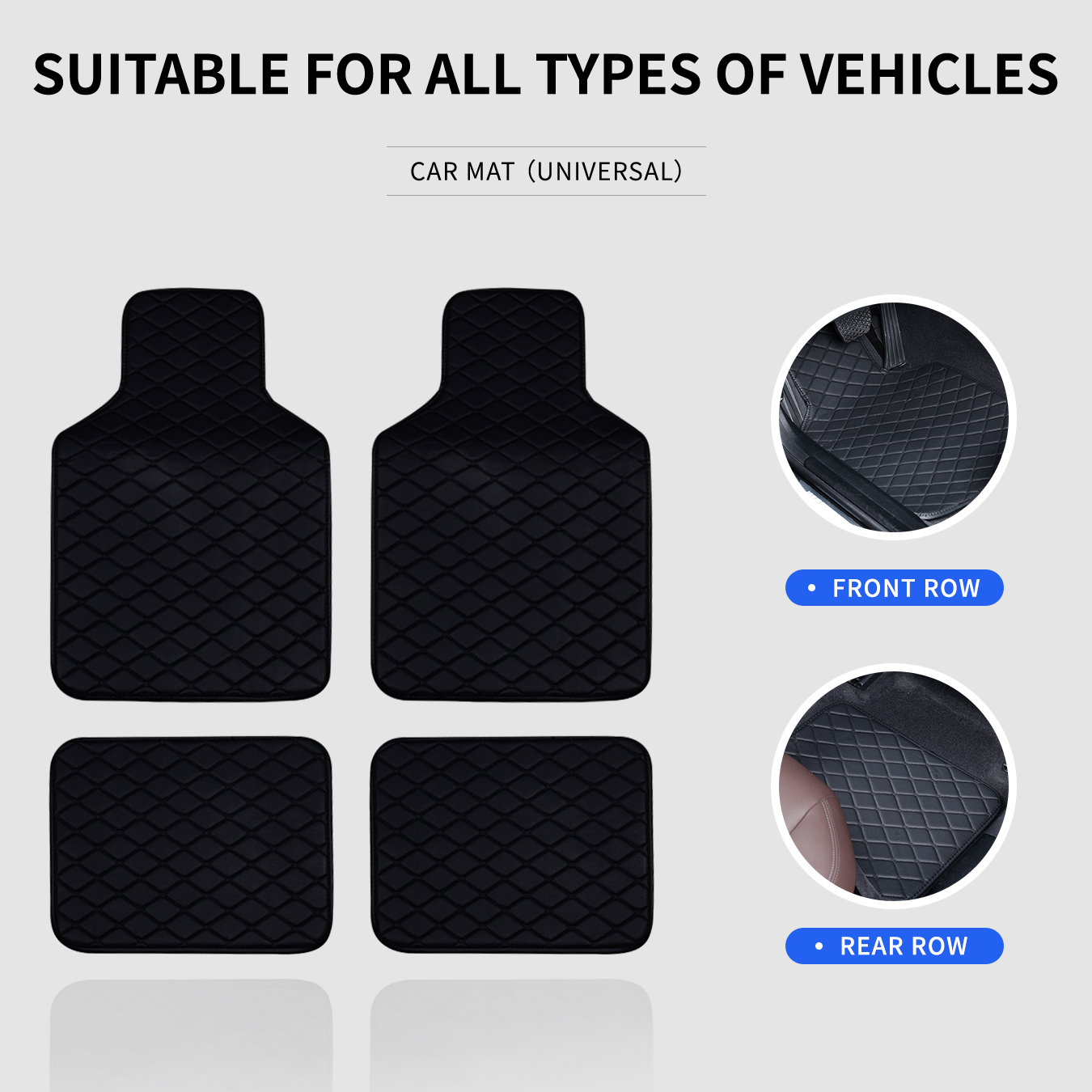 Tappetini per auto, set comple - Car Floor Mats Universal Waterproof Leather recensione e prezzo