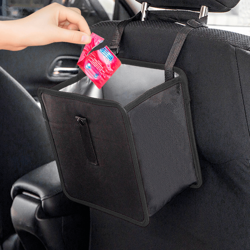 Cestino per auto portatile, co - Waterproof Car Trash Can With Lid recensione e prezzo