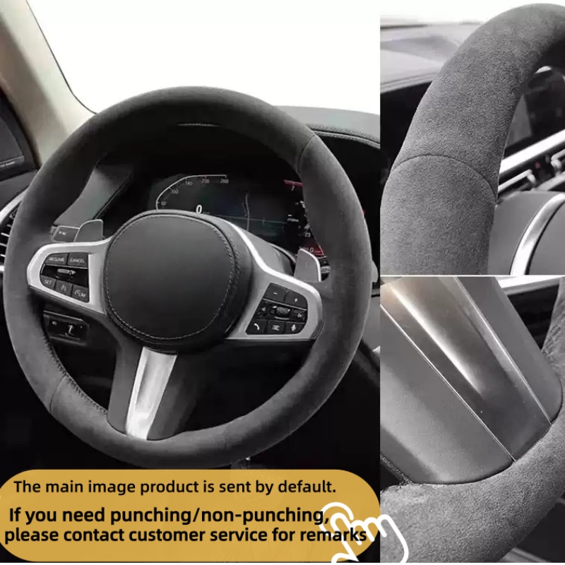 Coprivolante in Pelle Scamosci - Car Steering Wheel Cover Anti Slip Breathable recensione e prezzo