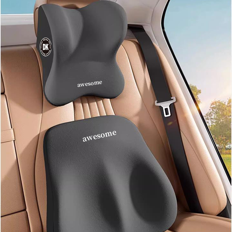 Set Cuscino per Collo e Suppor - Memory Foam Car Neck Pillow Lumbar Support recensione e prezzo