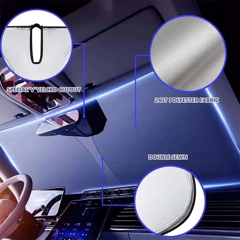 Parasole Pieghevole per Parabr - Car Sunshade Windshield Umbrella Foldable recensione e prezzo