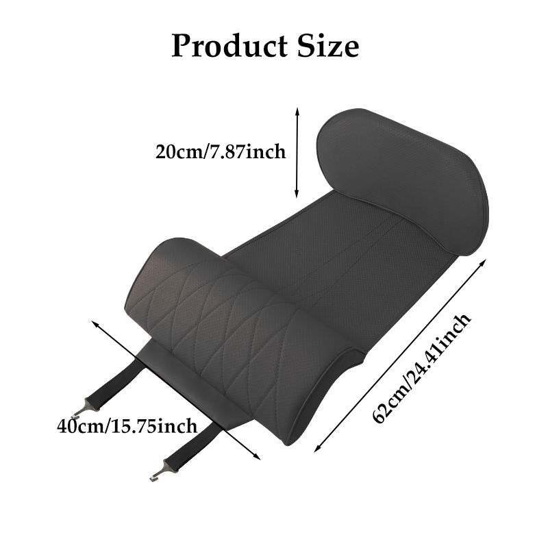 Cuscino Estensibile per Sedile - Memory Foam Car Neck Pillow Lumbar Support recensione e prezzo