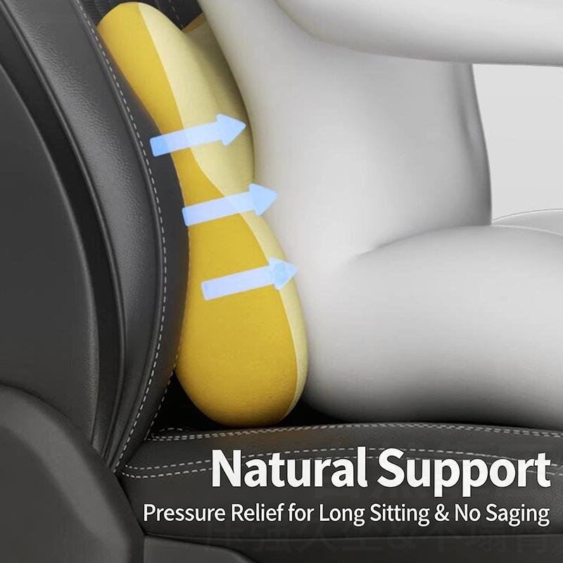 Set di Supporto Lombare per Se - Memory Foam Car Neck Pillow Lumbar Support recensione e prezzo