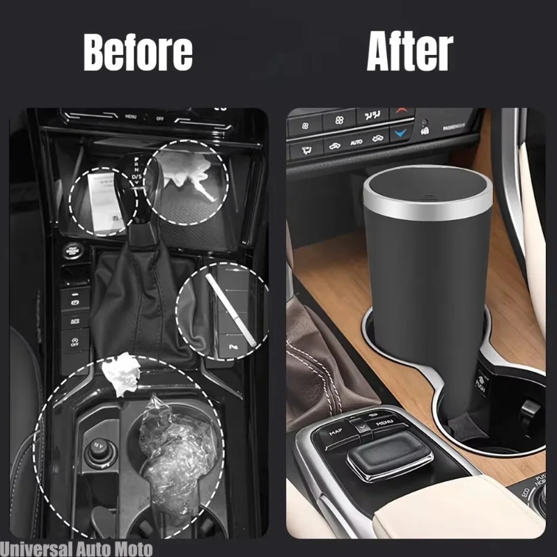 Mini Cestino per Auto in ABS,  - Waterproof Car Trash Can With Lid recensione e prezzo