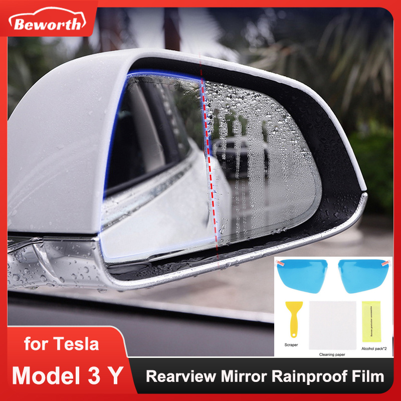 2 pezzi Pellicola antipioggia  - Anti Glare Car Rearview Mirror Film recensione e prezzo