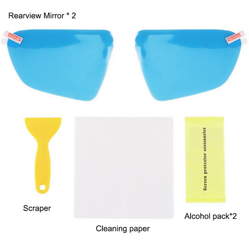 2 pezzi Pellicola antipioggia  - Anti Glare Car Rearview Mirror Film recensione e prezzo