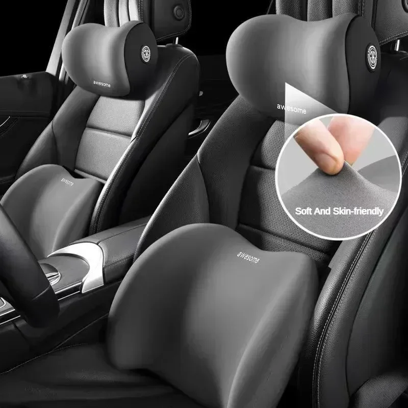 Per il comfort di guida: Acces - Memory Foam Car Neck Pillow Lumbar Support recensione e prezzo